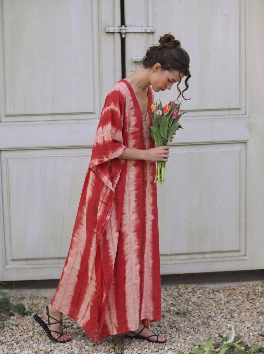 Tomato — Olimpia - byFon – Exclusively Hand - Dyed Clothing, Ethically Made.