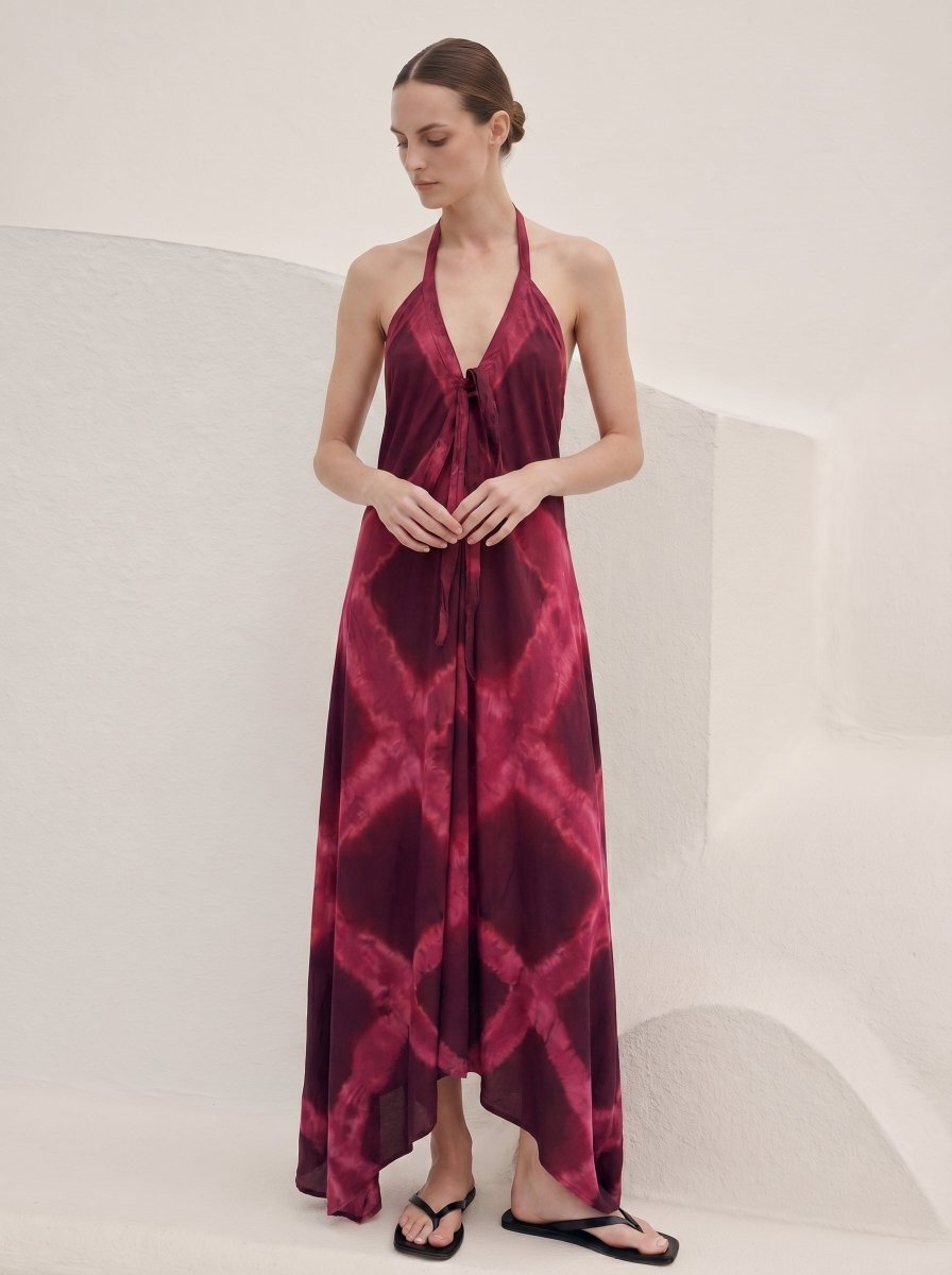 Wine — Criss Cross - byFon – Exclusively Hand-Dyed Clothing, Ethically Made.