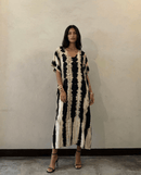 Zebra — Petite Kaftan - byFon – Exclusively Hand - Dyed Clothing, Ethically Made.